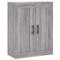 vidaXL Credenza Grigio Sonoma 69,5x34x180 cm in Legno Multistrato vidaXL Credenza Grigio Sonoma 69,5x34x180 cm in Legno Multistrato