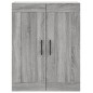 vidaXL Credenza Grigio Sonoma 69,5x34x180 cm in Legno Multistrato vidaXL Credenza Grigio Sonoma 69,5x34x180 cm in Legno Multistrato