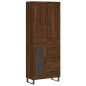 vidaXL Credenza Rovere Marrone 69,5x34x180 cm in Legno Multistrato vidaXL Credenza Rovere Marrone 69,5x34x180 cm in Legno Multistrato