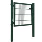 Cancello da Giardino 2D (Singolo) Verde 106 x 130 cm Cancello da Giardino 2D (Singolo) Verde 106 x 130 cm