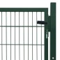 Cancello da Giardino 2D (Singolo) Verde 106 x 130 cm Cancello da Giardino 2D (Singolo) Verde 106 x 130 cm