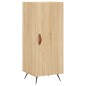 vidaXL Credenza Rovere Sonoma 34,5x34x180 cm in Legno Multistrato vidaXL Credenza Rovere Sonoma 34,5x34x180 cm in Legno Multistrato