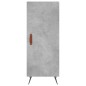 vidaXL Credenza Grigio Cemento 34,5x34x180 cm in Legno Multistrato vidaXL Credenza Grigio Cemento 34,5x34x180 cm in Legno Multistrato