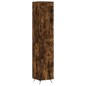 vidaXL Credenza Rovere Fumo 34,5x34x180 cm in Legno Multistrato vidaXL Credenza Rovere Fumo 34,5x34x180 cm in Legno Multistrato