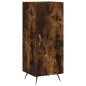 vidaXL Credenza Rovere Fumo 34,5x34x180 cm in Legno Multistrato vidaXL Credenza Rovere Fumo 34,5x34x180 cm in Legno Multistrato