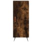 vidaXL Credenza Rovere Fumo 34,5x34x180 cm in Legno Multistrato vidaXL Credenza Rovere Fumo 34,5x34x180 cm in Legno Multistrato