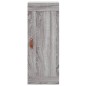vidaXL Credenza Grigio Sonoma 34,5x34x180 cm in Legno Multistrato vidaXL Credenza Grigio Sonoma 34,5x34x180 cm in Legno Multistrato