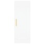 vidaXL Credenza Bianca 34,5x34x180 cm in Legno Multistrato vidaXL Credenza Bianca 34,5x34x180 cm in Legno Multistrato