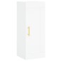 vidaXL Credenza Bianca 34,5x34x180 cm in Legno Multistrato vidaXL Credenza Bianca 34,5x34x180 cm in Legno Multistrato