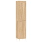 vidaXL Credenza Rovere Sonoma 34,5x34x180 cm in Legno Multistrato vidaXL Credenza Rovere Sonoma 34,5x34x180 cm in Legno Multistrato