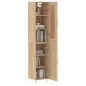 vidaXL Credenza Rovere Sonoma 34,5x34x180 cm in Legno Multistrato vidaXL Credenza Rovere Sonoma 34,5x34x180 cm in Legno Multistrato