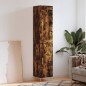 vidaXL Credenza Rovere Fumo 34,5x34x180 cm in Legno Multistrato vidaXL Credenza Rovere Fumo 34,5x34x180 cm in Legno Multistrato