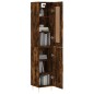 vidaXL Credenza Rovere Fumo 34,5x34x180 cm in Legno Multistrato vidaXL Credenza Rovere Fumo 34,5x34x180 cm in Legno Multistrato
