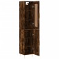 vidaXL Credenza Rovere Fumo 34,5x34x180 cm in Legno Multistrato vidaXL Credenza Rovere Fumo 34,5x34x180 cm in Legno Multistrato