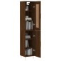 vidaXL Credenza Rovere Marrone 34,5x34x180 cm in Legno Multistrato vidaXL Credenza Rovere Marrone 34,5x34x180 cm in Legno Multistrato