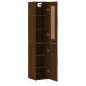 vidaXL Credenza Rovere Marrone 34,5x34x180 cm in Legno Multistrato vidaXL Credenza Rovere Marrone 34,5x34x180 cm in Legno Multistrato