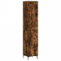 vidaXL Credenza Rovere Fumo 34,5x34x180 cm in Legno Multistrato vidaXL Credenza Rovere Fumo 34,5x34x180 cm in Legno Multistrato