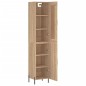 vidaXL Credenza Rovere Sonoma 34,5x34x180 cm in Legno Multistrato vidaXL Credenza Rovere Sonoma 34,5x34x180 cm in Legno Multistrato
