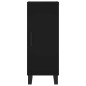 vidaXL Credenza Nera 34,5x34x180 cm in Legno Multistrato vidaXL Credenza Nera 34,5x34x180 cm in Legno Multistrato