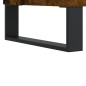 vidaXL Credenza Rovere Fumo 34,5x34x180 cm in Legno Multistrato vidaXL Credenza Rovere Fumo 34,5x34x180 cm in Legno Multistrato