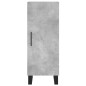 vidaXL Credenza Grigio Cemento 34,5x34x180 cm in Legno Multistrato vidaXL Credenza Grigio Cemento 34,5x34x180 cm in Legno Multistrato