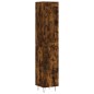 vidaXL Credenza Rovere Fumo 34,5x34x180 cm in Legno Multistrato vidaXL Credenza Rovere Fumo 34,5x34x180 cm in Legno Multistrato