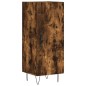 vidaXL Credenza Rovere Fumo 34,5x34x180 cm in Legno Multistrato vidaXL Credenza Rovere Fumo 34,5x34x180 cm in Legno Multistrato