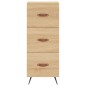 vidaXL Credenza Rovere Sonoma 34,5x34x180 cm in Legno Multistrato vidaXL Credenza Rovere Sonoma 34,5x34x180 cm in Legno Multistrato