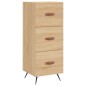vidaXL Credenza Rovere Sonoma 34,5x34x180 cm in Legno Multistrato vidaXL Credenza Rovere Sonoma 34,5x34x180 cm in Legno Multistrato