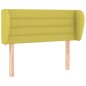Testiera ad Orecchio Verde 93x23x78/88 cm in Tessuto Testiera ad Orecchio Verde 93x23x78/88 cm in Tessuto