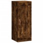 vidaXL Credenza Rovere Fumo 34,5x34x180 cm in Legno Multistrato vidaXL Credenza Rovere Fumo 34,5x34x180 cm in Legno Multistrato
