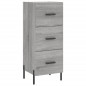 vidaXL Credenza Grigio Sonoma 34,5x34x180 cm in Legno Multistrato vidaXL Credenza Grigio Sonoma 34,5x34x180 cm in Legno Multistrato