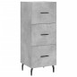 vidaXL Credenza Grigio Cemento 34,5x34x180 cm in Legno Multistrato vidaXL Credenza Grigio Cemento 34,5x34x180 cm in Legno Multistrato