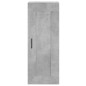 vidaXL Credenza Grigio Cemento 34,5x34x180 cm in Legno Multistrato vidaXL Credenza Grigio Cemento 34,5x34x180 cm in Legno Multistrato