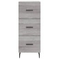 vidaXL Credenza Grigio Sonoma 34,5x34x180 cm in Legno Multistrato vidaXL Credenza Grigio Sonoma 34,5x34x180 cm in Legno Multistrato
