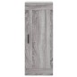 vidaXL Credenza Grigio Sonoma 34,5x34x180 cm in Legno Multistrato vidaXL Credenza Grigio Sonoma 34,5x34x180 cm in Legno Multistrato