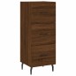 vidaXL Credenza Rovere Marrone 34,5x34x180 cm in Legno Multistrato vidaXL Credenza Rovere Marrone 34,5x34x180 cm in Legno Multistrato