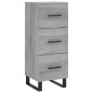vidaXL Credenza Grigio Sonoma 34,5x34x180 cm in Legno Multistrato vidaXL Credenza Grigio Sonoma 34,5x34x180 cm in Legno Multistrato
