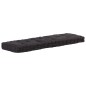 Cuscini per Pallet e Pavimento 2 pz in Cotone Nero Cuscini per Pallet e Pavimento 2 pz in Cotone Nero