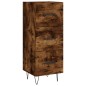 vidaXL Credenza Rovere Fumo 34,5x34x180 cm in Legno Multistrato vidaXL Credenza Rovere Fumo 34,5x34x180 cm in Legno Multistrato