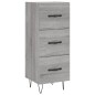 vidaXL Credenza Grigio Sonoma 34,5x34x180 cm in Legno Multistrato vidaXL Credenza Grigio Sonoma 34,5x34x180 cm in Legno Multistrato
