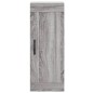 vidaXL Credenza Grigio Sonoma 34,5x34x180 cm in Legno Multistrato vidaXL Credenza Grigio Sonoma 34,5x34x180 cm in Legno Multistrato