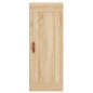 vidaXL Credenza Rovere Sonoma 34,5x34x180 cm in Legno Multistrato