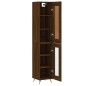 vidaXL Credenza Rovere Marrone 34,5x34x180 cm in Legno Multistrato vidaXL Credenza Rovere Marrone 34,5x34x180 cm in Legno Multistrato