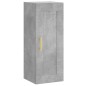 vidaXL Credenza Grigio Cemento 34,5x34x180 cm in Legno Multistrato vidaXL Credenza Grigio Cemento 34,5x34x180 cm in Legno Multistrato