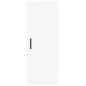 vidaXL Credenza Bianca 34,5x34x180 cm in Legno Multistrato vidaXL Credenza Bianca 34,5x34x180 cm in Legno Multistrato