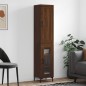 vidaXL Credenza Rovere Marrone 34,5x34x180 cm in Legno Multistrato vidaXL Credenza Rovere Marrone 34,5x34x180 cm in Legno Multistrato