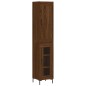 vidaXL Credenza Rovere Marrone 34,5x34x180 cm in Legno Multistrato vidaXL Credenza Rovere Marrone 34,5x34x180 cm in Legno Multistrato