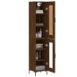 vidaXL Credenza Rovere Marrone 34,5x34x180 cm in Legno Multistrato vidaXL Credenza Rovere Marrone 34,5x34x180 cm in Legno Multistrato