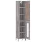 vidaXL Credenza Grigio Sonoma 34,5x34x180 cm in Legno Multistrato vidaXL Credenza Grigio Sonoma 34,5x34x180 cm in Legno Multistrato